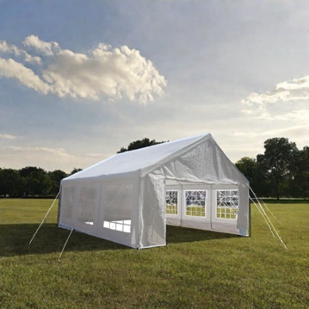 20x20 Feet Party Tent Heavy Duty Marquee Canopy Outdoor Wedding Tent Carport Events Shelter Tent For Parties BBQ With Storgae Carry Bags - Outdoor Chilling