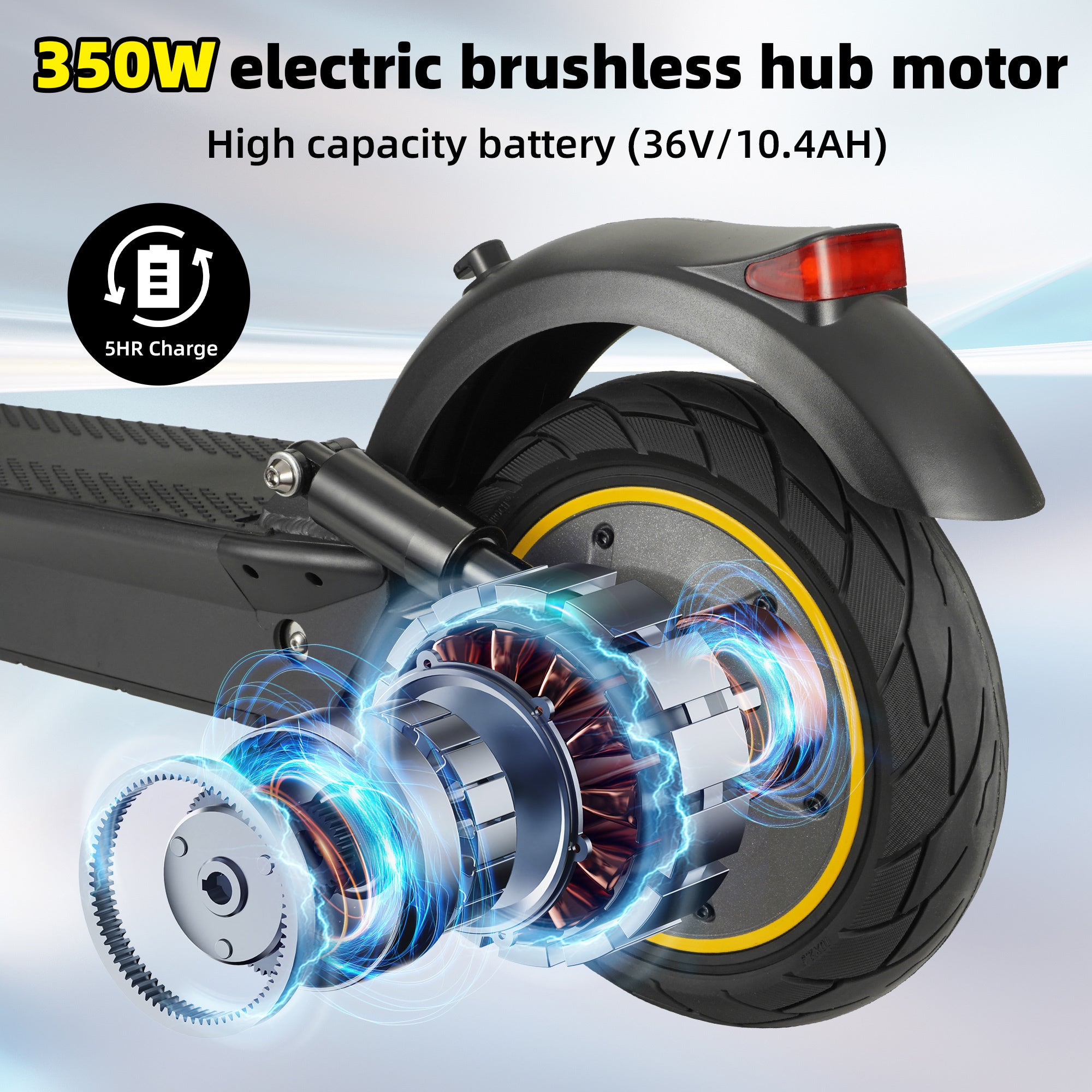 W4MAX 10 Inch Electric Scooter With App Function, With Mobile Phone Holder And Anti-Theft Protection, Foldable E Scooter, Maximum Load 130 Kg - Outdoor Chilling