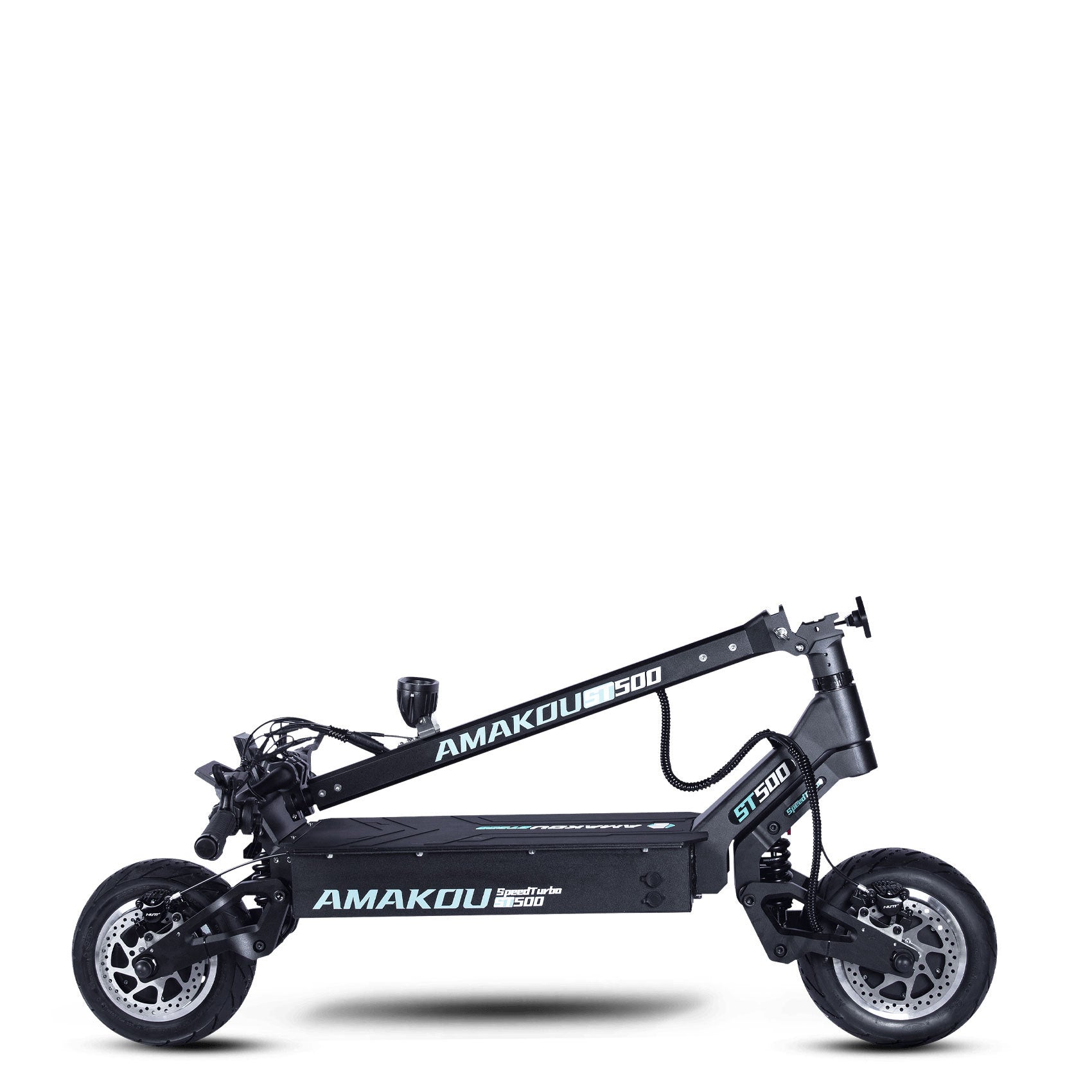 Electric Scooter, 72V Dual Power Motor, 11 Inch Road Tire Foldable Electric Scooter - Outdoor Chilling