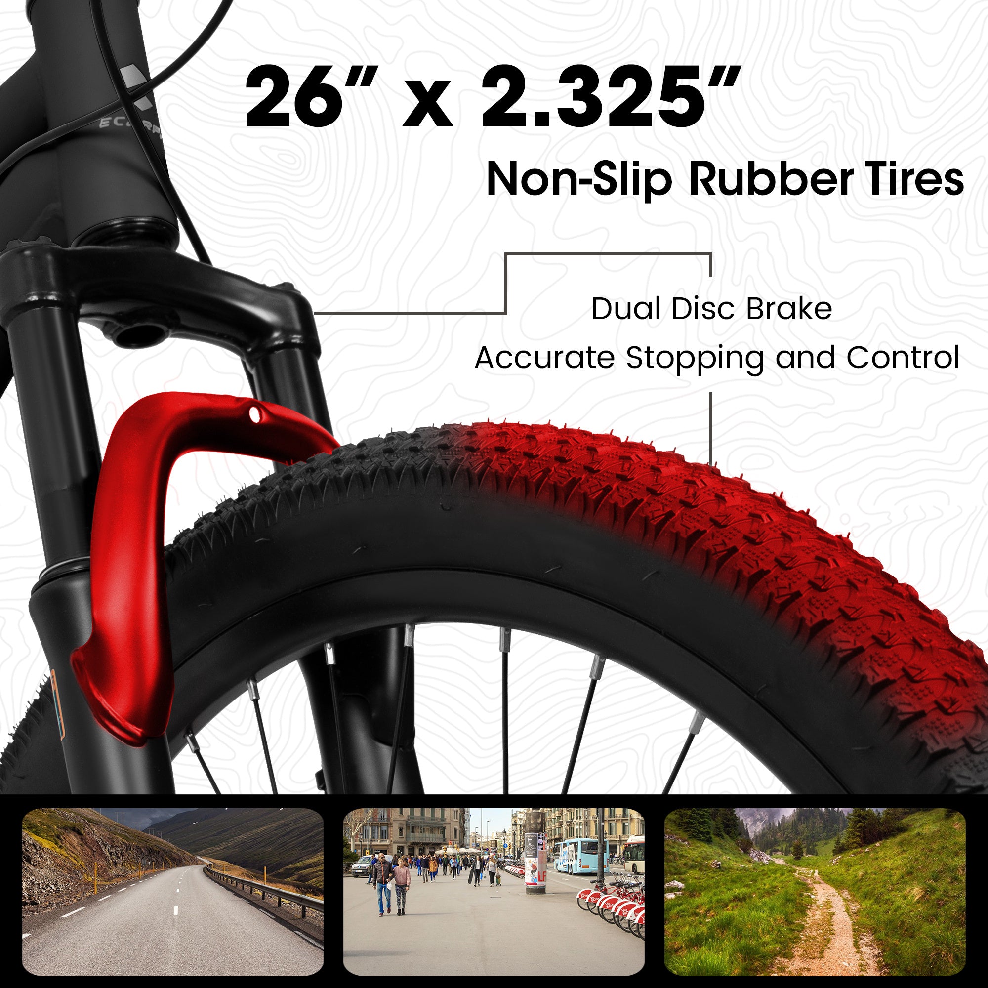 A26207 26 Inch Steel Frame Shock Fork Plus Shock Absorber 21-speed Unisex Mountain Bike - Outdoor Chilling