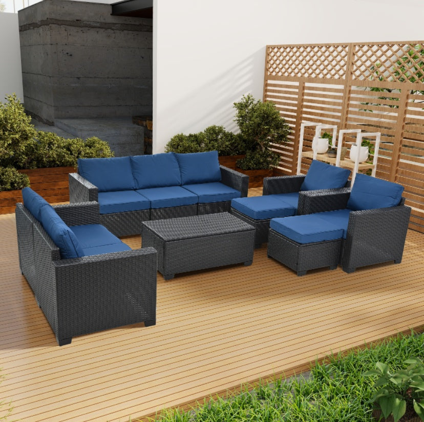 10 Piece Patio Furniture Set - Outdoor Chilling