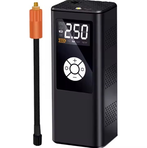 Wireless Car Inflatable High-power Portable Intelligent Digital Display Inflatable Treasure Multi-function Wireless Charging - Outdoor Chilling
