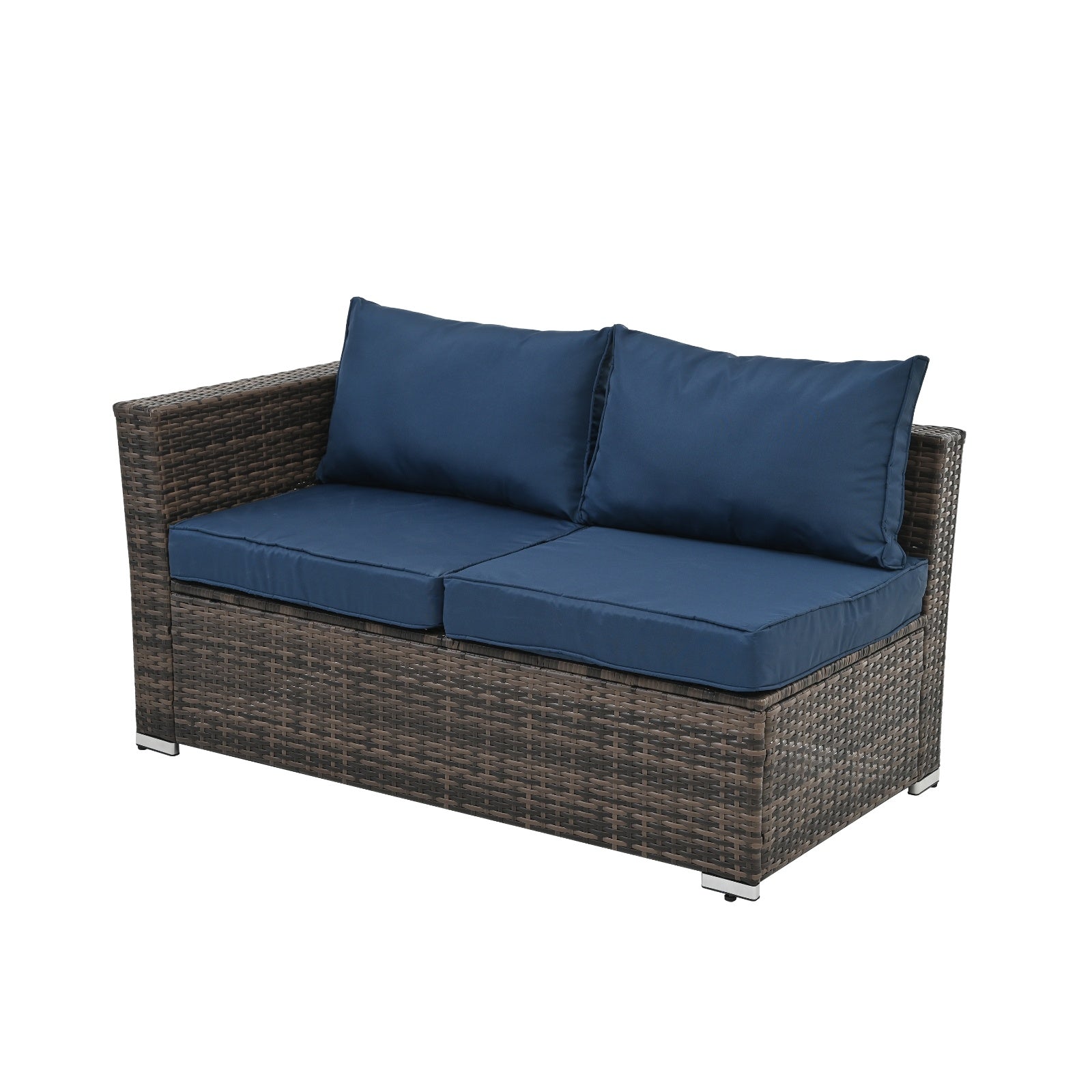 Patio Furniture, Outdoor Furniture, Seasonal PE Wicker Furniture, 4 Set Wicker Furniture With Temper - Outdoor Chilling