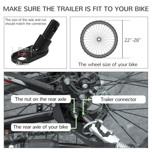 Aosom 2 In 1 Bike Trailer, Foldable Dog Bike Stroller With Aluminum Frame, Quick Release Wheels, Safety Leash, Anti-Slip Mat, Hitch Coupler, Reflectors, Flag For Medium Dogs, Green - Outdoor Chilling