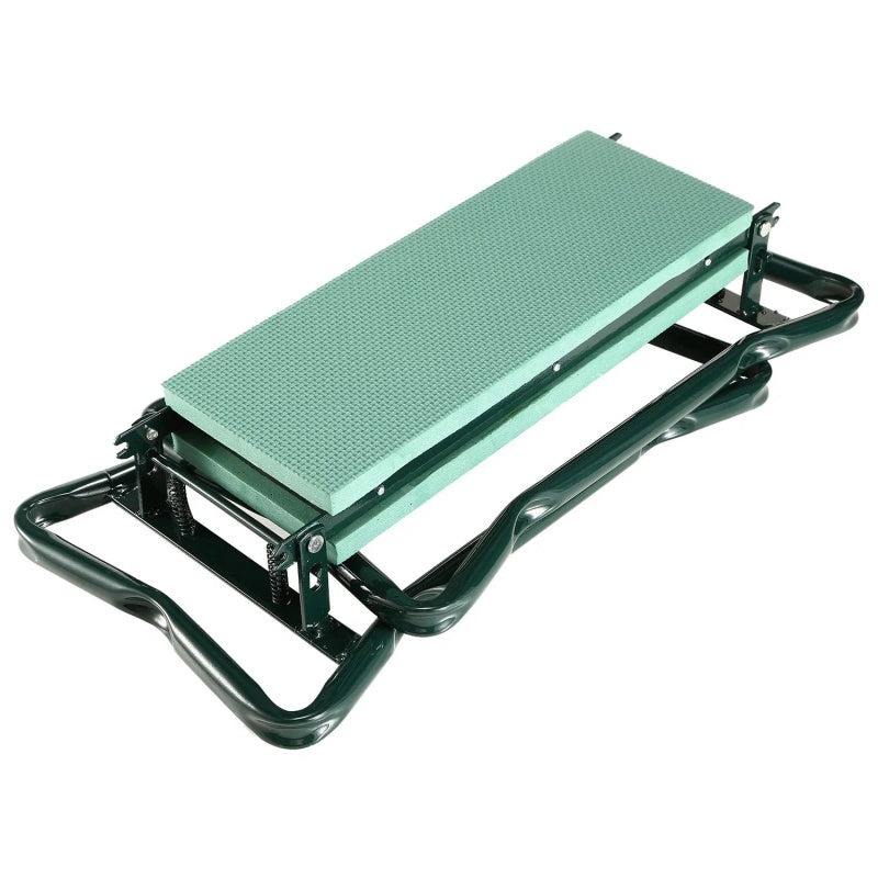 Foldable Garden Kneeler Seat With Kneeling Soft Cushion Pad Tools Pouch Portable Gardener - Outdoor Chilling