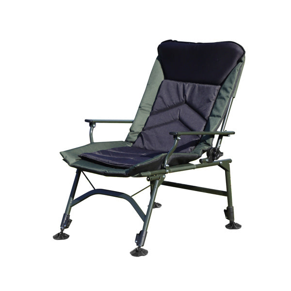 Camping Lounge Chair, Portable Folding Recliner With Adjustable Backrest, Suitable For Indoor And Outdoor Camping, Beach Hiking, Fishing - Outdoor Chilling