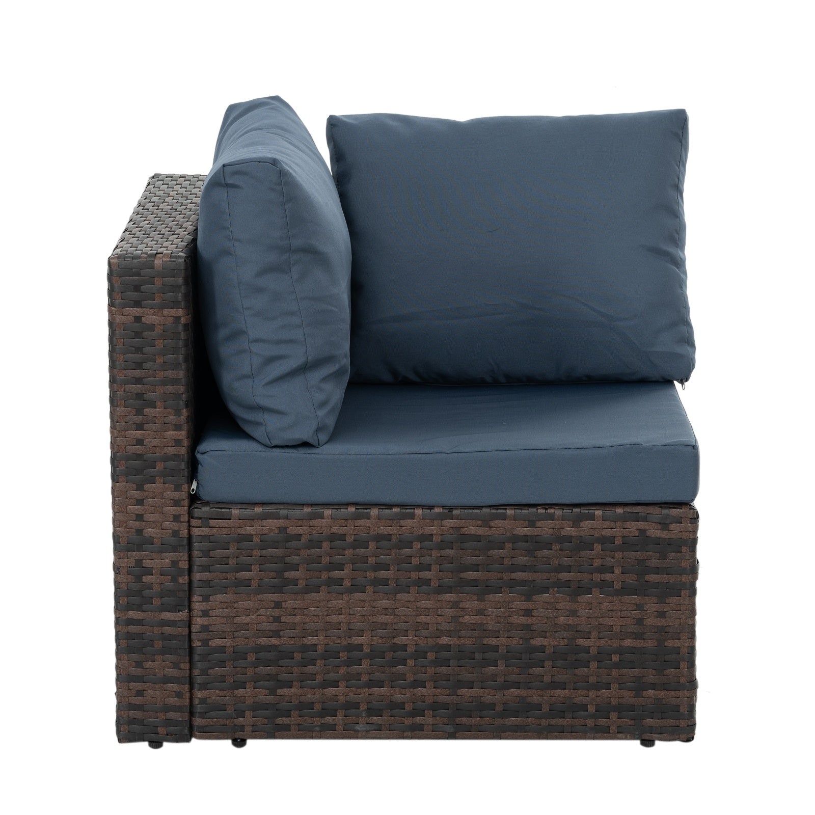 Patio Furniture, Outdoor Furniture, Seasonal PE Wicker Furniture, 5 Set Wicker Furniture With Temper - Outdoor Chilling