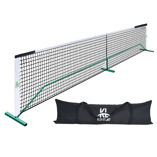 22 FT Pickleball Net, Steady Metal Frame,Easy Setup For All-Weather Resistant Play In Backyards,Outdoor Indoor Driveways And Garages - Outdoor Chilling