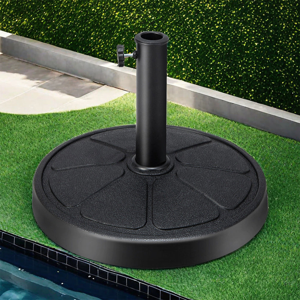 31LBS 18 Inch Round Outdoor Umbrella Base - Outdoor Chilling