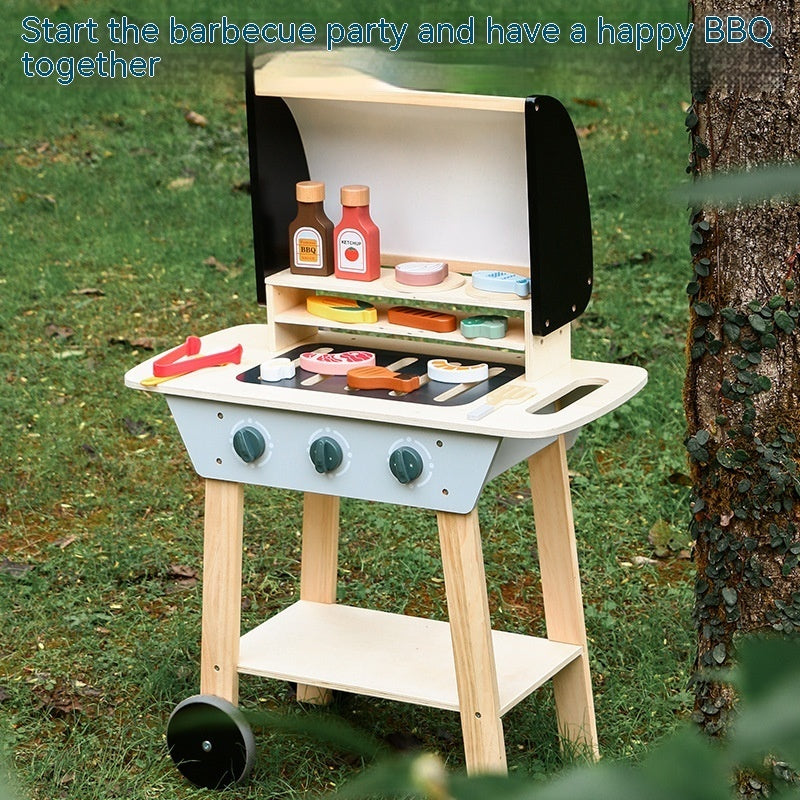 Baby Nordic Style Simulation Kitchen Barbecue Toys - Outdoor Chilling