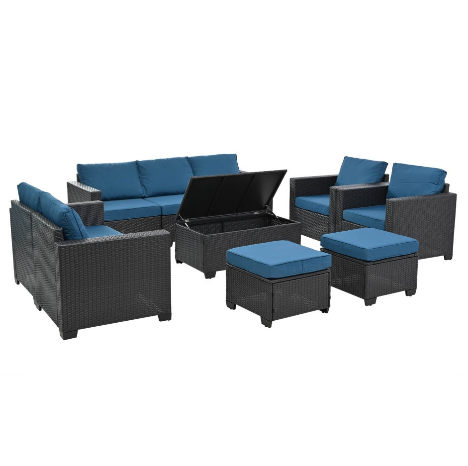 10 Piece Patio Furniture Set - Outdoor Chilling