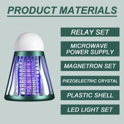 Jaysuing Badminton Insect Repellent, Badminton Mosquito Light Electric Home Trapping Mosquito Repellent Device - Outdoor Chilling