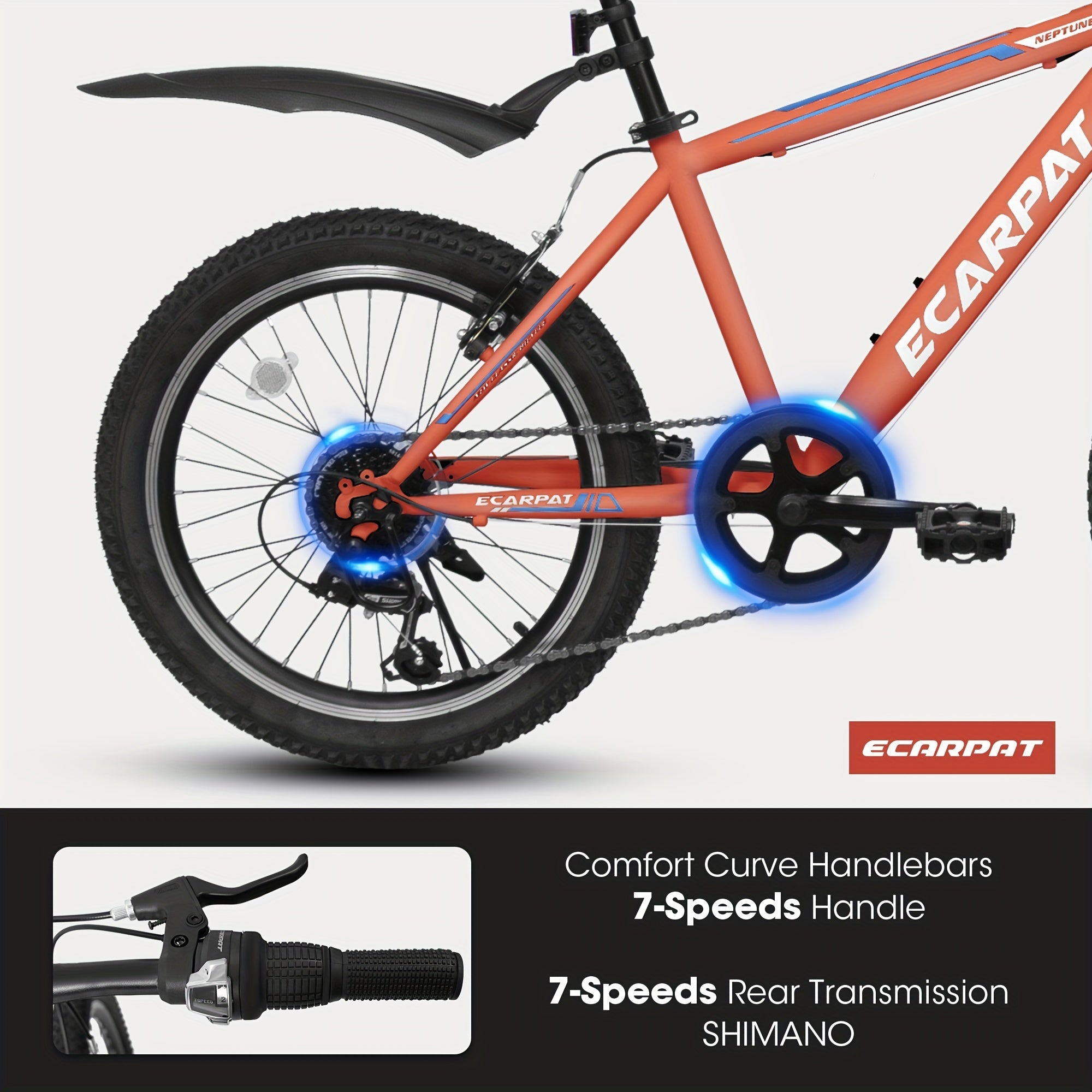 A20215 Kids Bicycle 20 Inch Kids Montain Bike Gear 7 Speed Bike For Boys And Girls - Outdoor Chilling