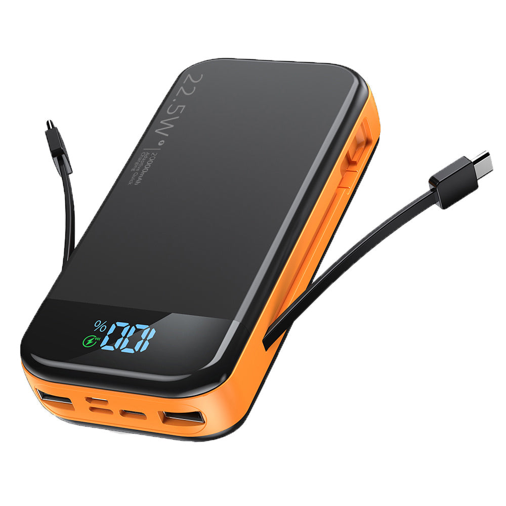 Comes With A 2-wire Digital Display Super Fast Charging Power Bank - Outdoor Chilling