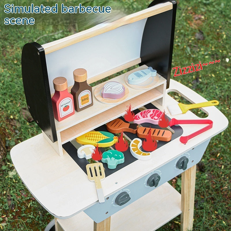 Baby Nordic Style Simulation Kitchen Barbecue Toys - Outdoor Chilling