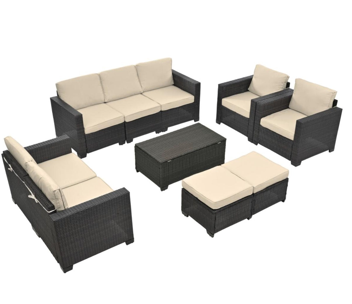 10 Piece Patio Furniture Set - Outdoor Chilling