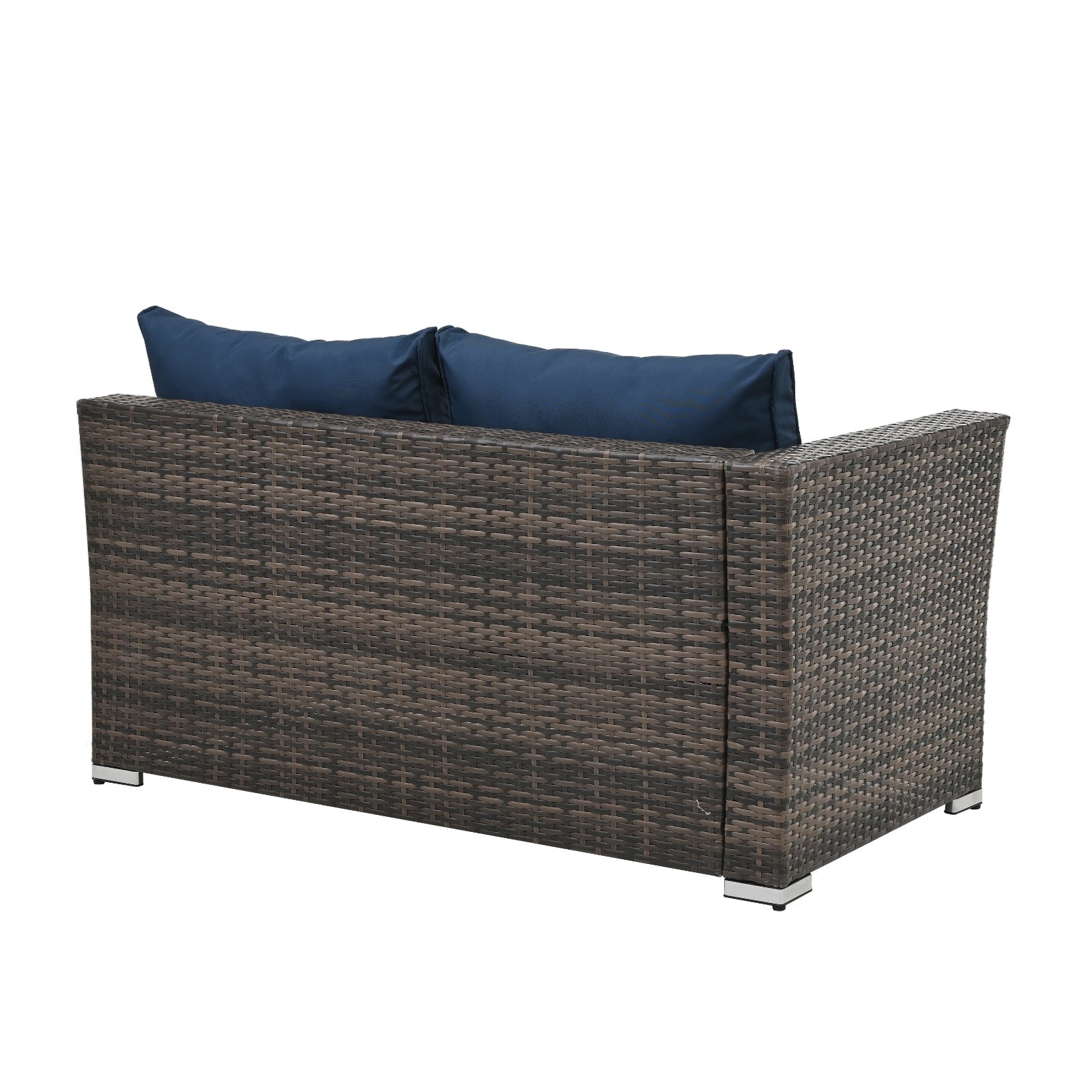 Patio Furniture, Outdoor Furniture, Seasonal PE Wicker Furniture, 4 Set Wicker Furniture With Temper - Outdoor Chilling