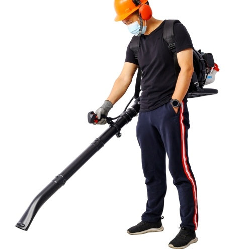 OSAKAPRO 52CC 2-Cycle Gas Backpack Leaf Blower With Extension Tube, green - Outdoor Chilling