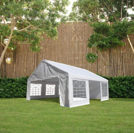 20x20 Feet Party Tent Heavy Duty Marquee Canopy Outdoor Wedding Tent Carport Events Shelter Tent For Parties BBQ With Storgae Carry Bags - Outdoor Chilling