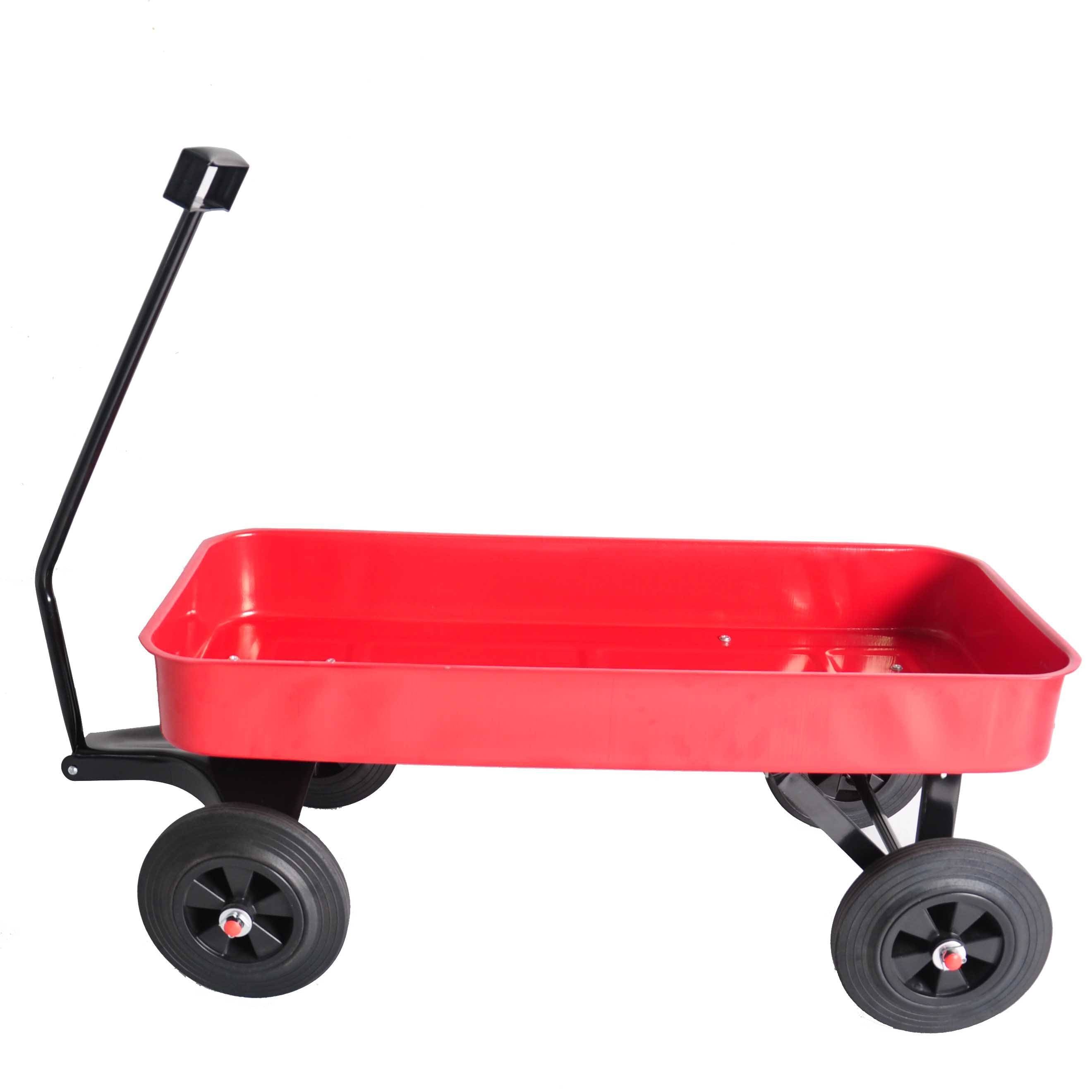 Garden Cart Railing All Terrain Cargo Wagon 280lbs Weight Capacity - Outdoor Chilling