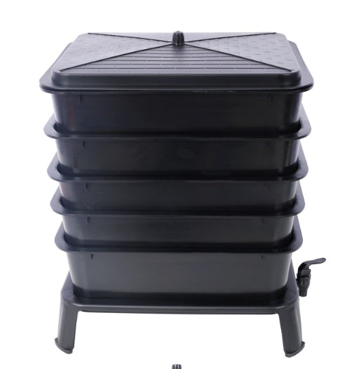 5-layer Worm Composting Bin - Outdoor Chilling