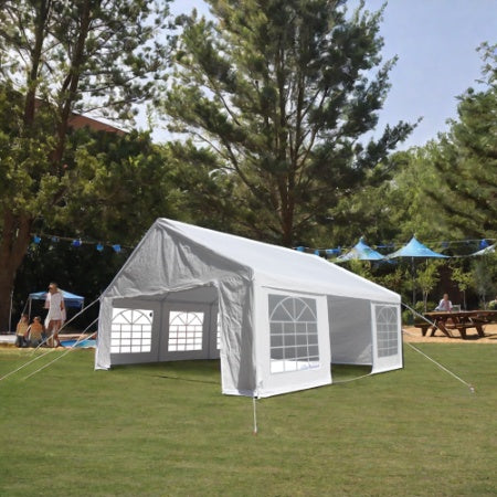 20x20 Feet Party Tent Heavy Duty Marquee Canopy Outdoor Wedding Tent Carport Events Shelter Tent For Parties BBQ With Storgae Carry Bags - Outdoor Chilling