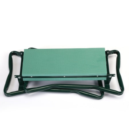 Outdoor 2-in-1 Garden Stool And Kneeler, Garden Bench With Tool Bags, Kneeling Pad, Gift For Parent, Portable, Green - Outdoor Chilling