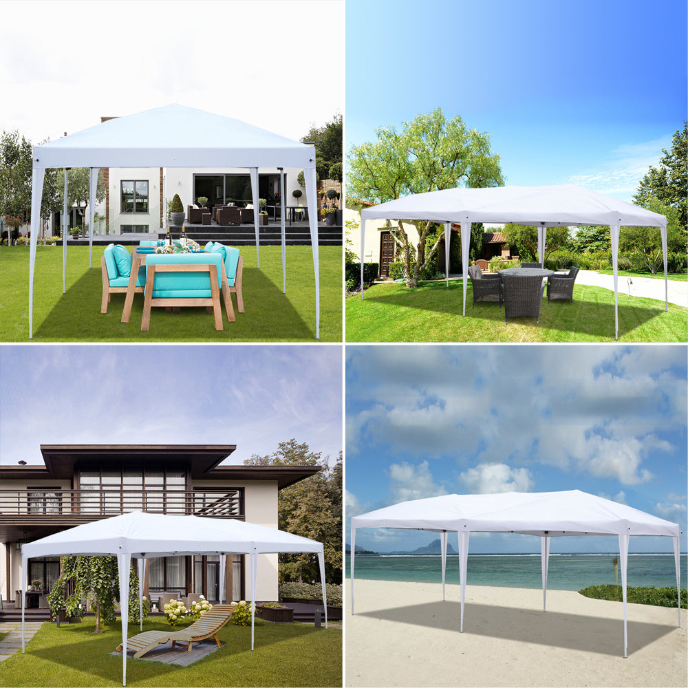 10x20ft White, Shade - Folding canopy - Outdoor Chilling