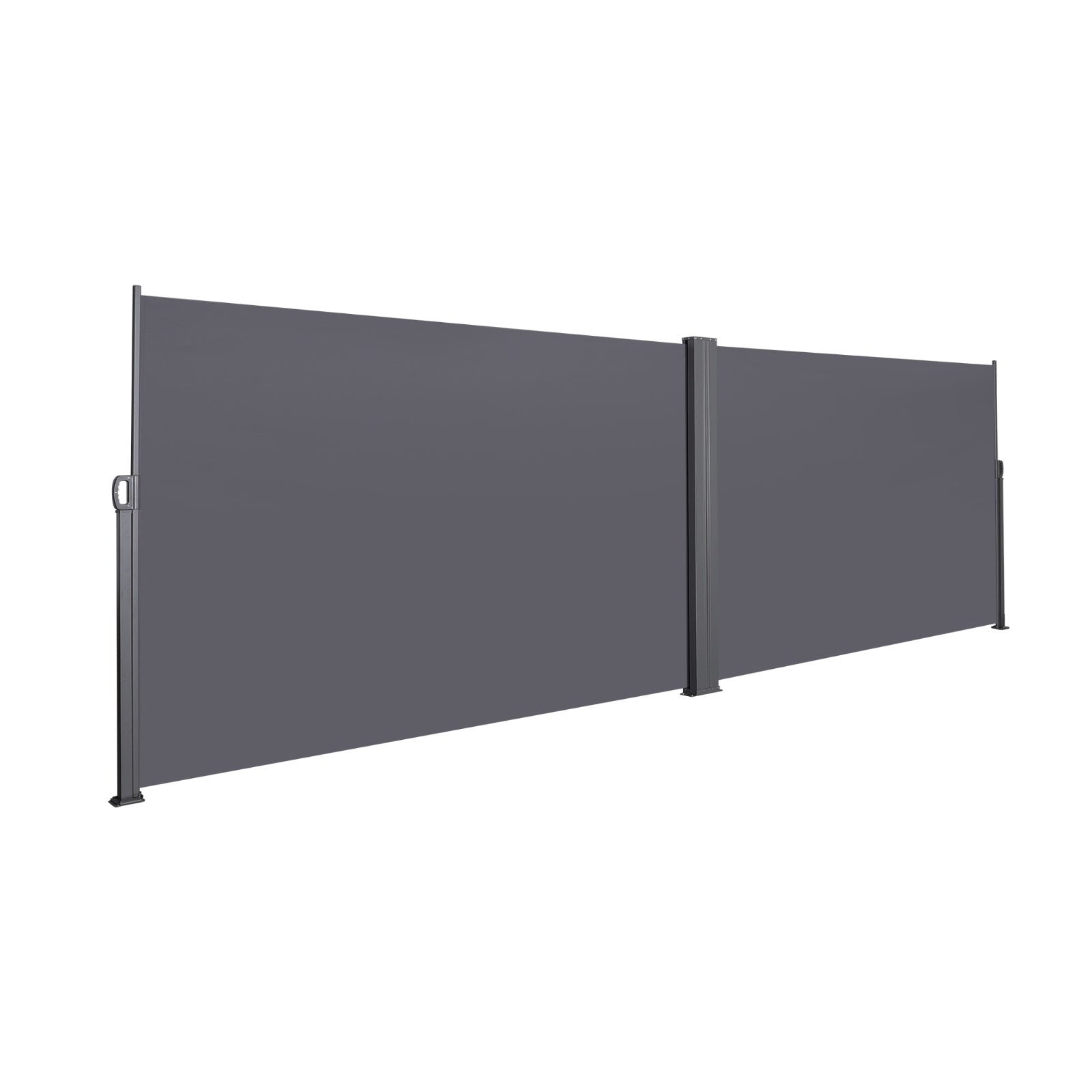 276 X 71Retractable Side Awning, Waterproof & UV-Resistant, Privacy Screen Divider Roll Up Balco - Outdoor Chilling