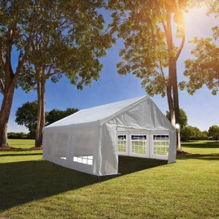 20x20 Feet Party Tent Heavy Duty Marquee Canopy Outdoor Wedding Tent Carport Events Shelter Tent For Parties BBQ With Storgae Carry Bags - Outdoor Chilling