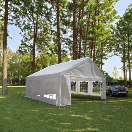 20x20 Feet Party Tent Heavy Duty Marquee Canopy Outdoor Wedding Tent Carport Events Shelter Tent For Parties BBQ With Storgae Carry Bags - Outdoor Chilling