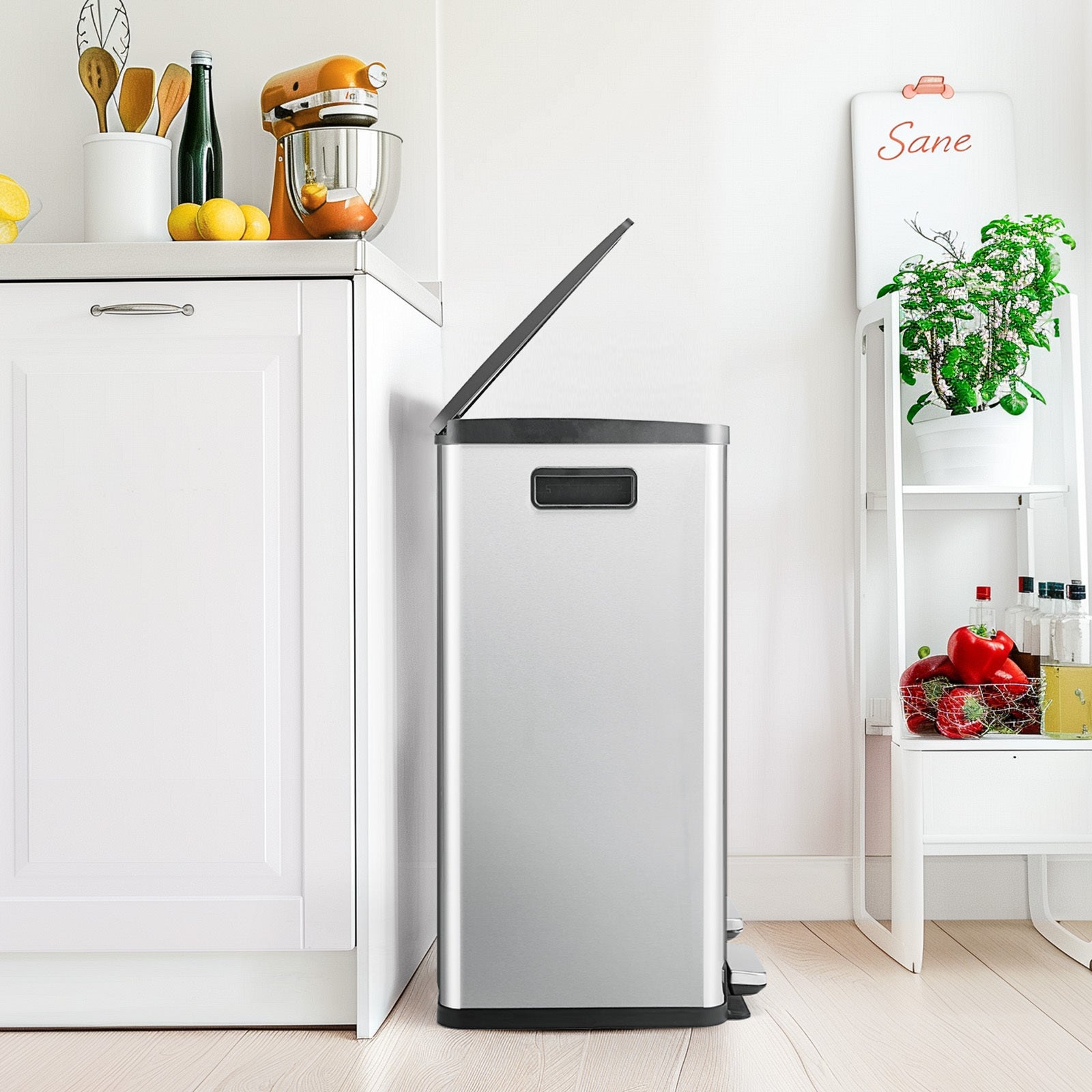 60 Liter Stainless Steel Trash Can - Outdoor Chilling