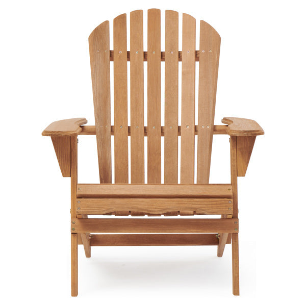 Wooden Outdoor Folding Beach Chair Two-piece Set - Outdoor Chilling