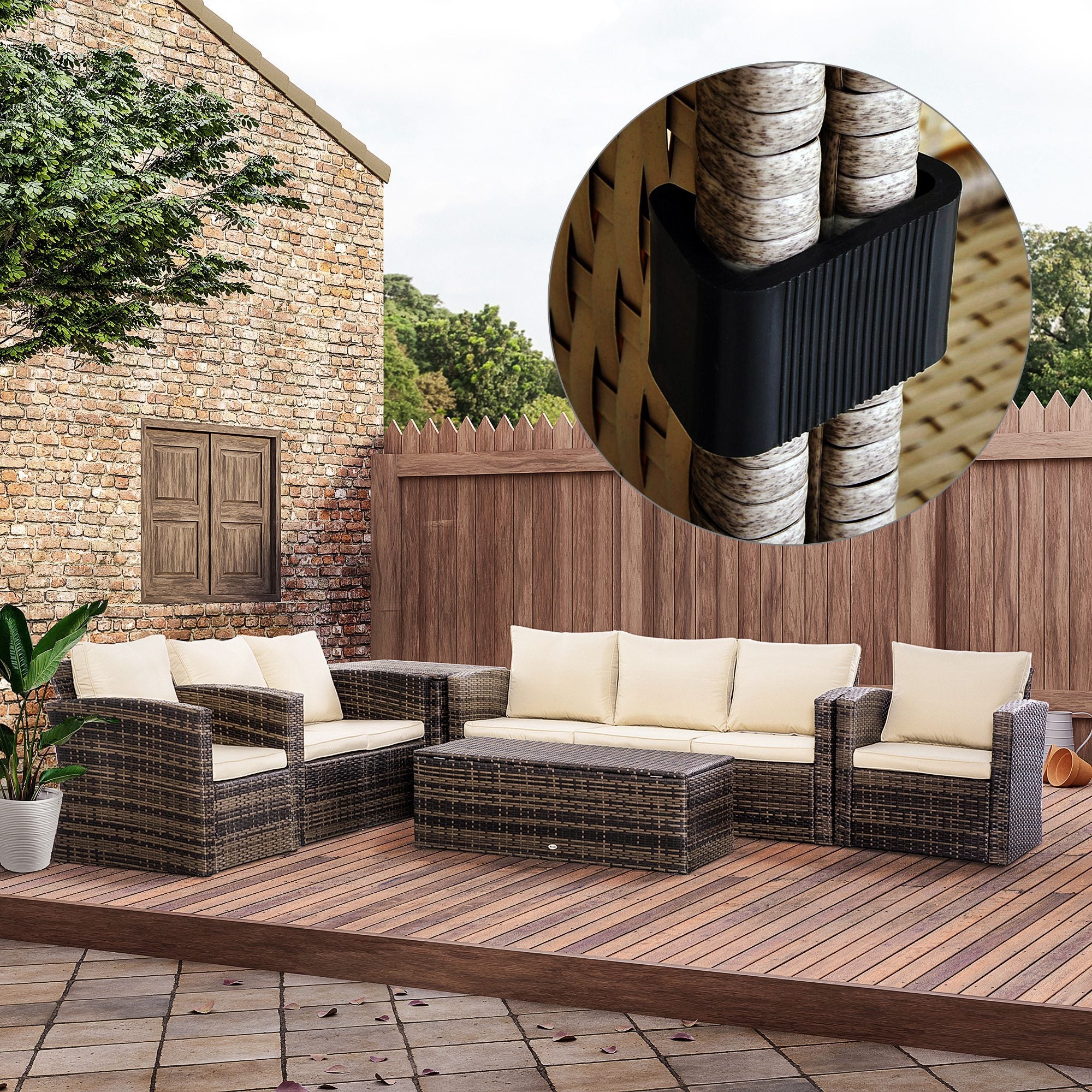 Furniture Clips, Outdoor Sectional Couch Connectors, Wicker Furniture,Chair Clamps For A Module Patio Sofa, Set Of 10 - Outdoor Chilling