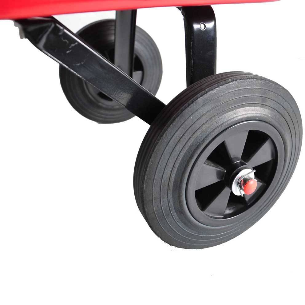 Garden Cart Railing All Terrain Cargo Wagon 280lbs Weight Capacity - Outdoor Chilling