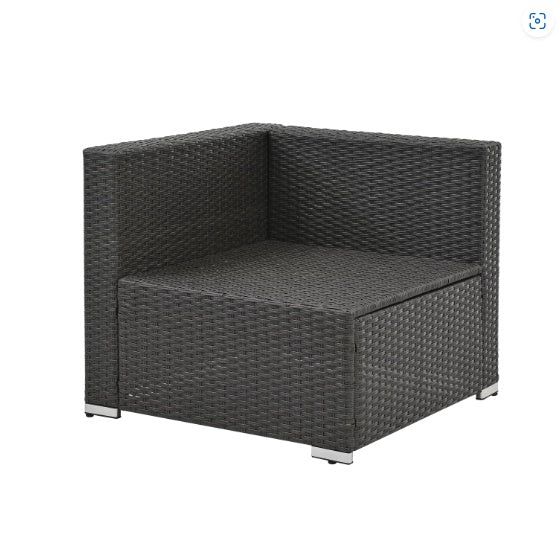 Patio Furniture PE Rattan And Tempered Glass Table - Outdoor Chilling