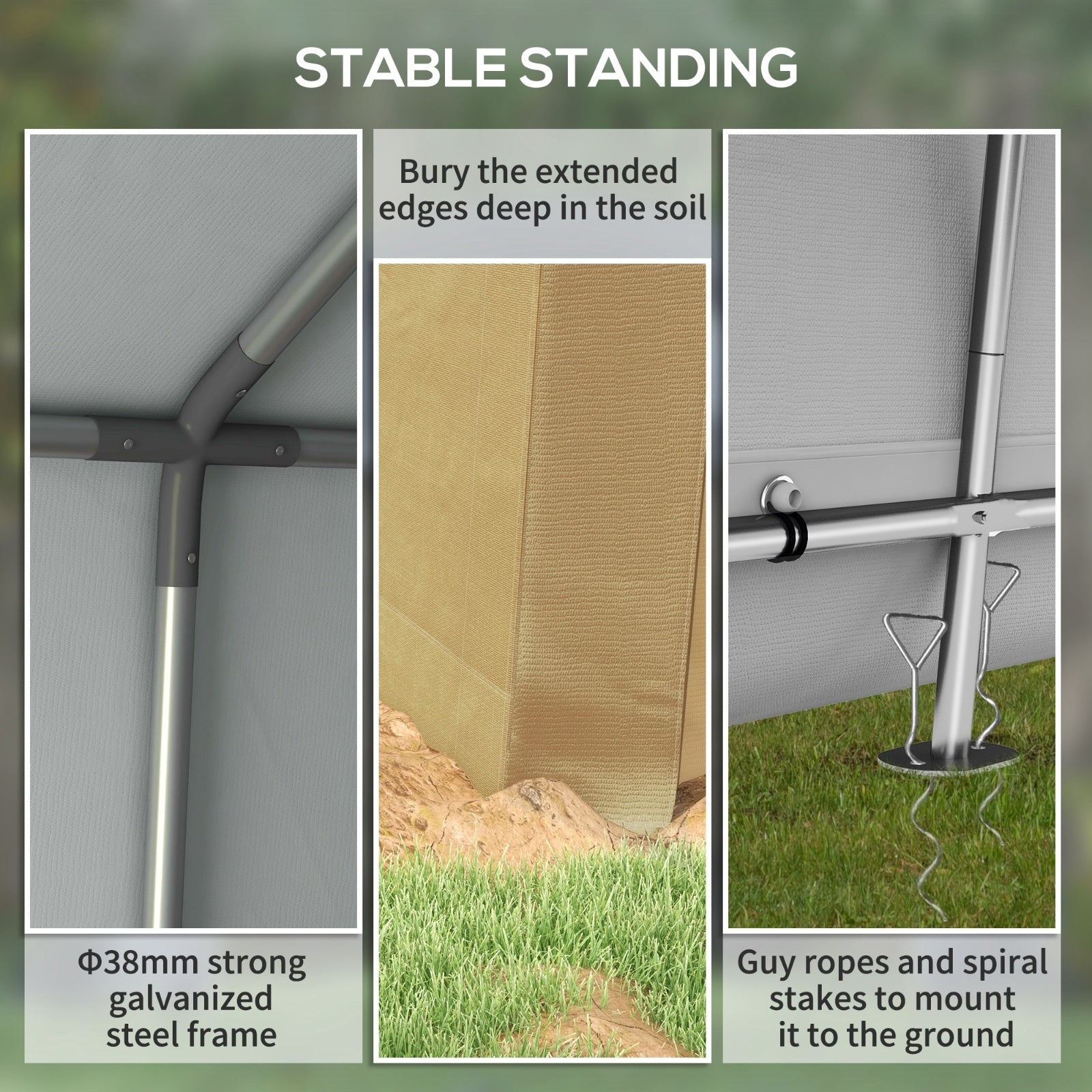 Outsunny 7' X 12' Garden Storage Tent, Heavy Duty Outdoor Shed, Waterproof Portable Shed Storage She - Outdoor Chilling