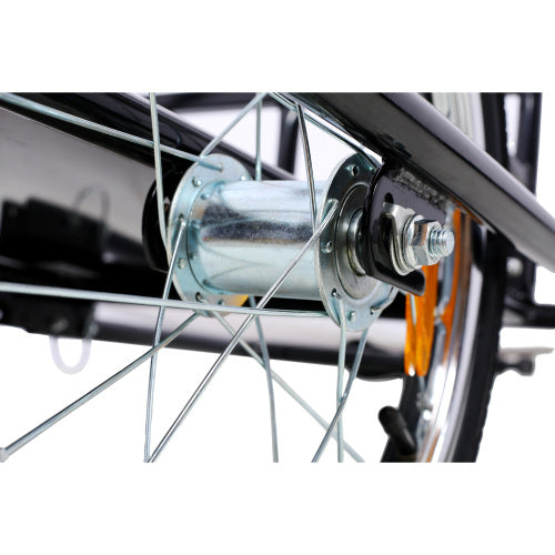 Foldable Bike Cargo Trailer With Universal Bike Hitch, Bicycle Wagon Trailer With 16 Wheels Reflectors, Large Loading Bike Trailer Storage Cart - Outdoor Chilling