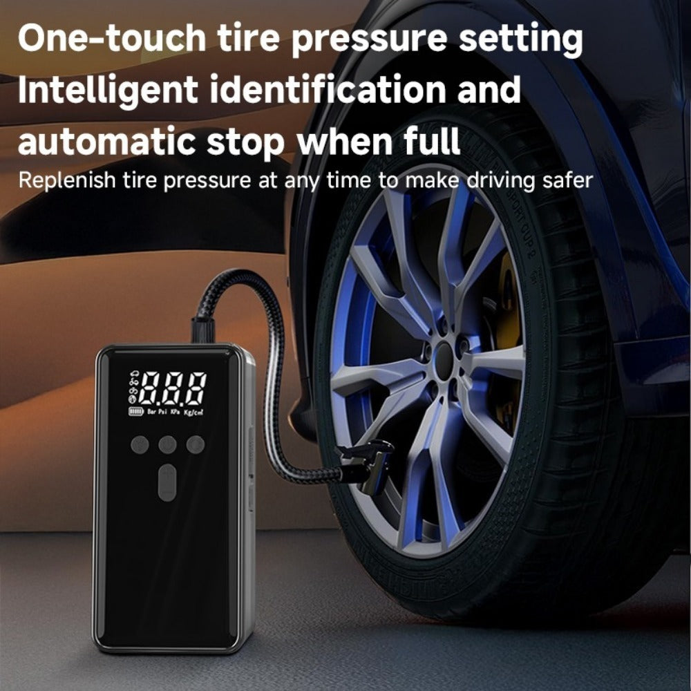Car Battery Starter With Air Compressor 12V 2000A Car Battery Starter Digital Tire Inflator - Outdoor Chilling