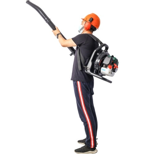 OSAKAPRO 52CC 2-Cycle Gas Backpack Leaf Blower With Extension Tube, green - Outdoor Chilling