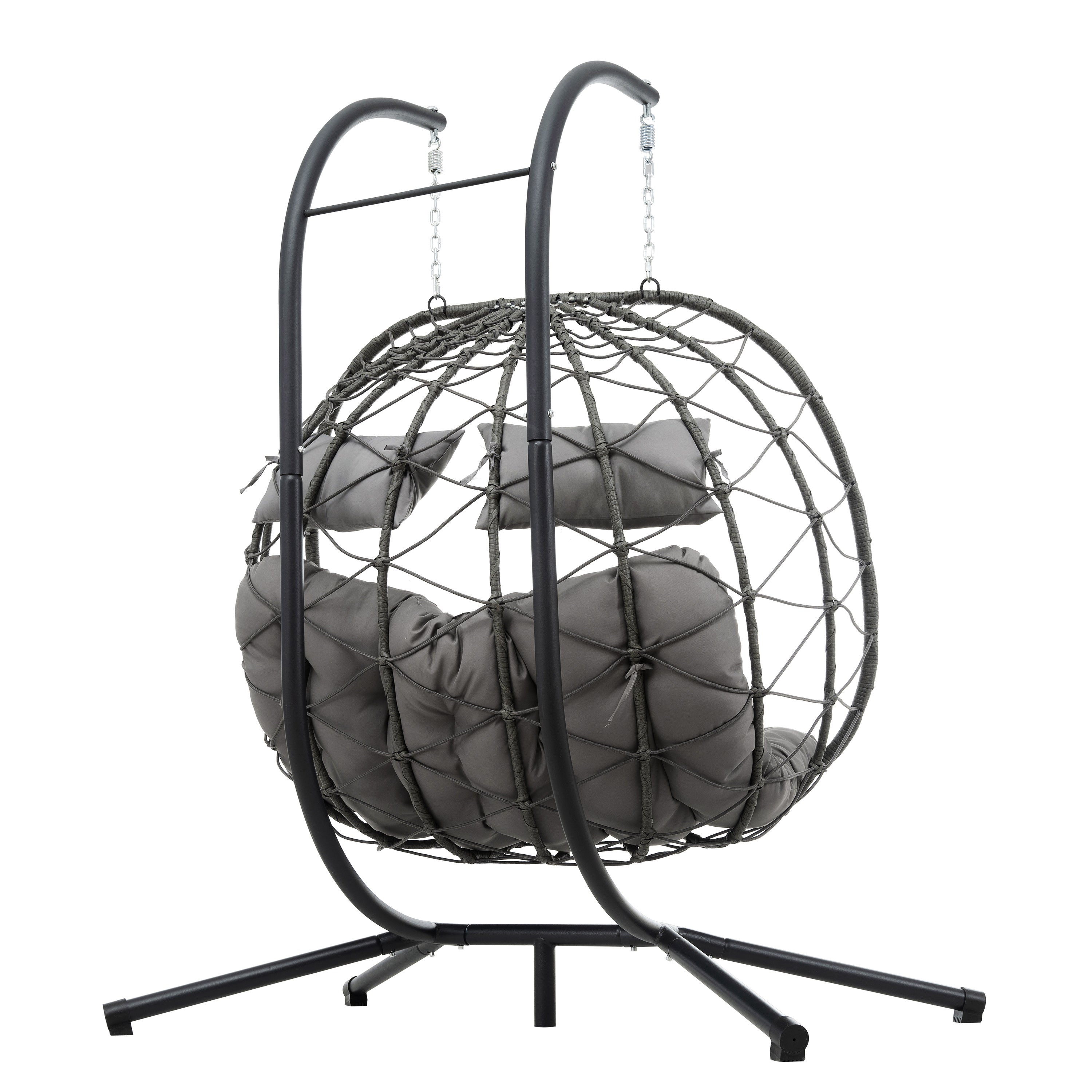 Two Person Hanging Egg Chair - Outdoor Chilling