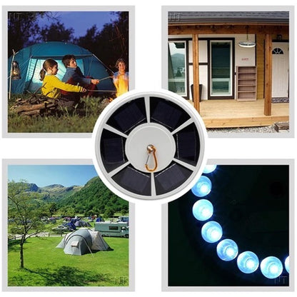 Solar Flagpole Light Strip Hook For Tent Camping