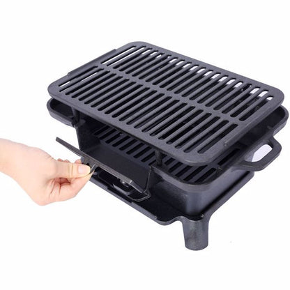 Outdoor Oval Cast Iron Grill