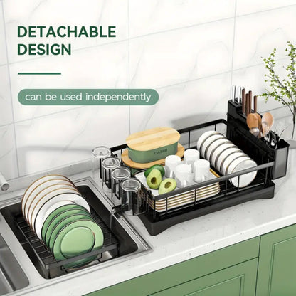 Kitchen Counter Large Cutlery Drain Rack