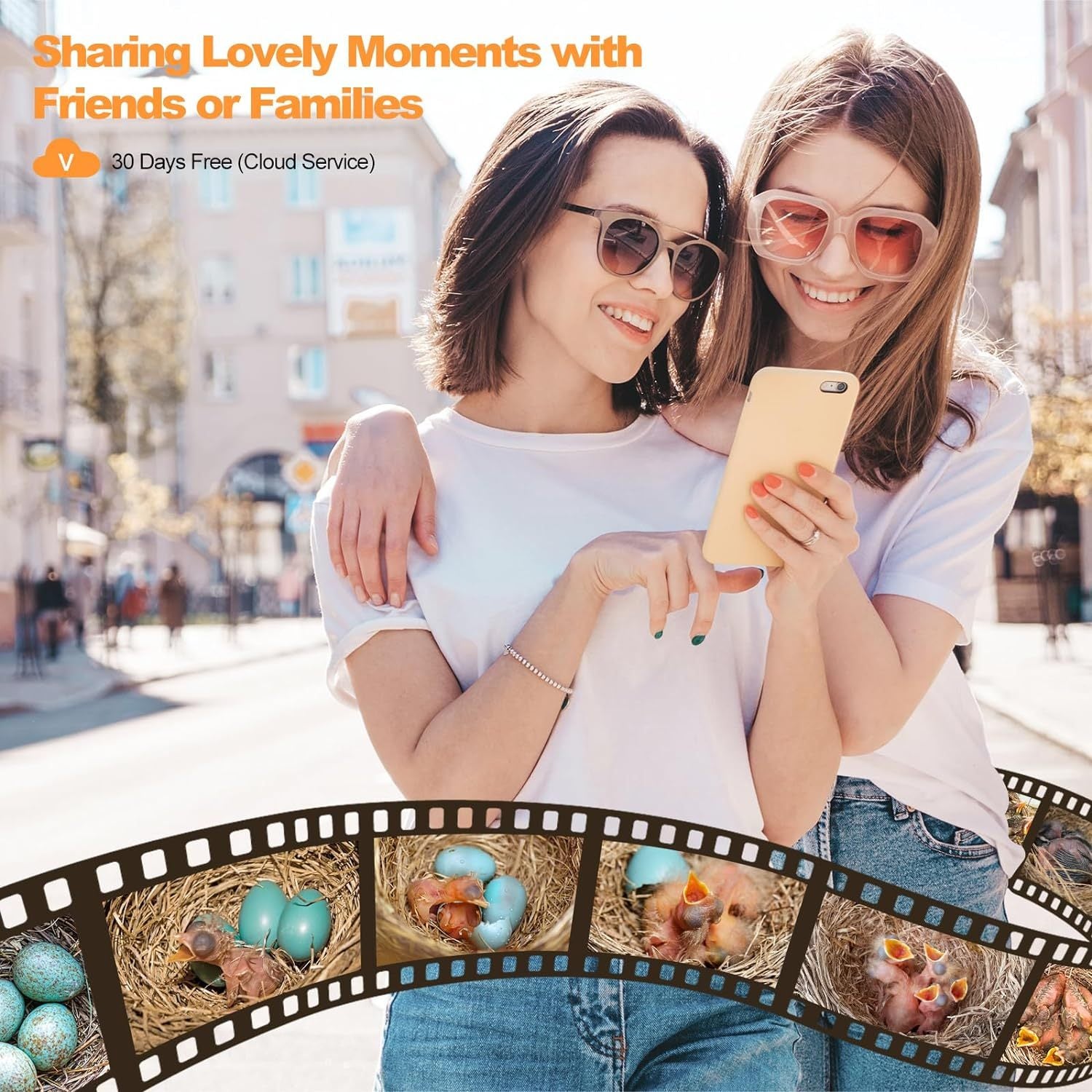 Smart Bird House With Camera,3MP Birdhouse Camera For Outdoors, Auto Capture Bird Videos & Motion Detection, Watch Bird Nesting & Hatching In Real Time, DIY Ideal Gift