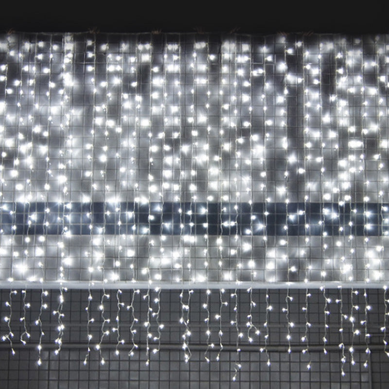 LED Curtain Lights Icicle Waterfall Lights Decorative String Lights - Outdoor Chilling