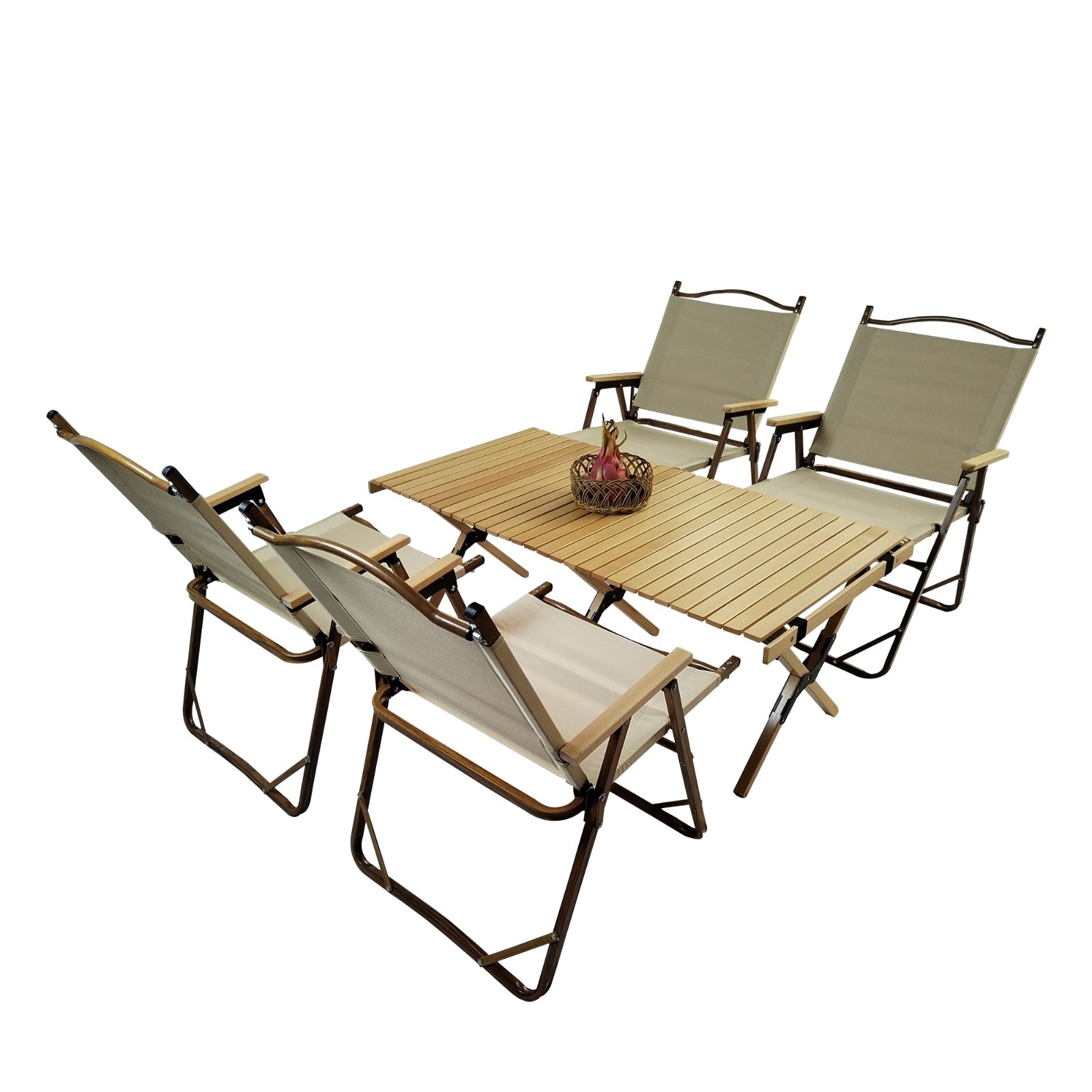 Multi FunctionFoldable DiningSet1 Table  4 Chairs  Indoor Outdoor Use