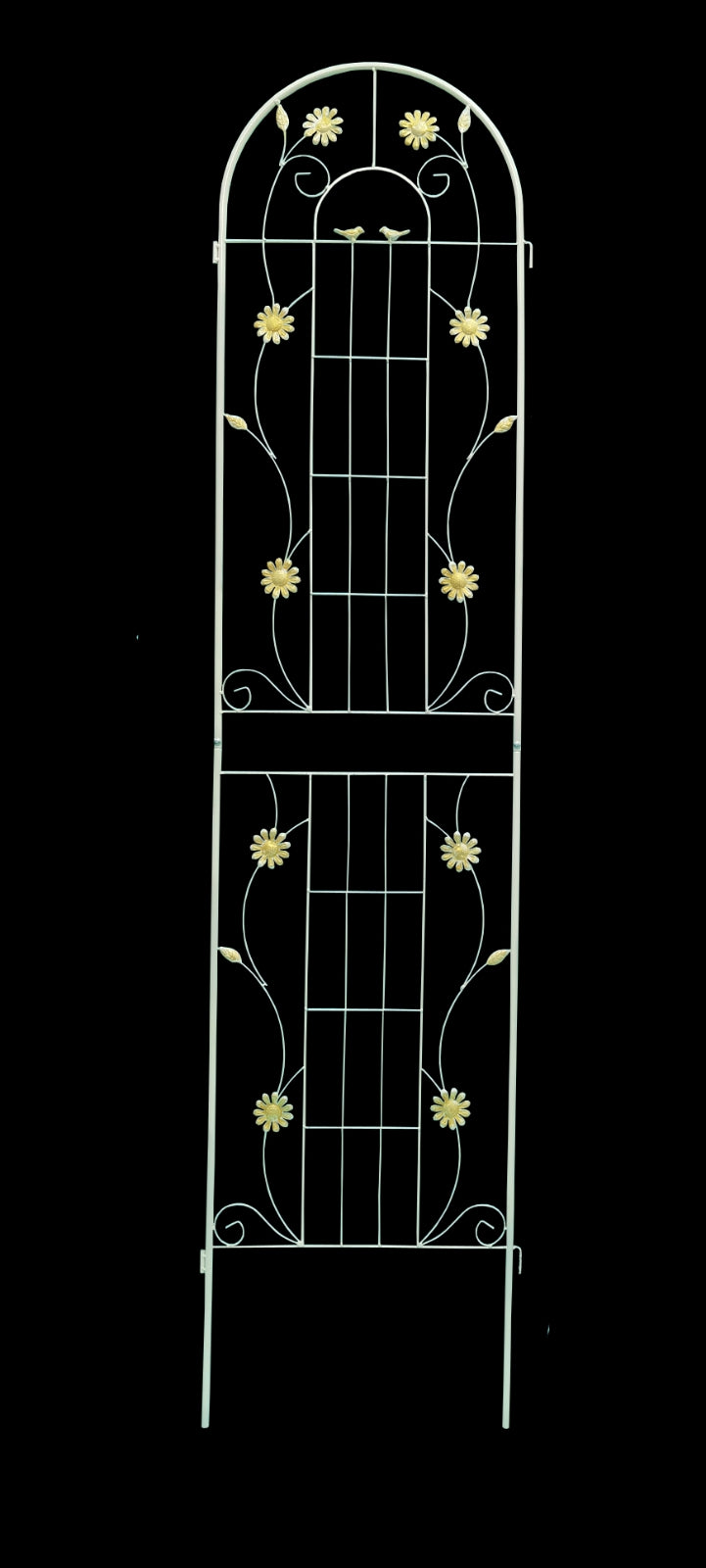 2 Pack Metal Garden Trellis 86.7 X 19.7 Rustproof For Climbing Plants Outdoor