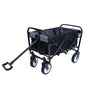 Minimeetall Strap Collapsible Foldable Wagon Cart With Strapping System, Beach Wagon, Utility Cart, Utility Wagon Grocery Cart For Camping Shopping Sports Gardening Fishing Supports 225lbs