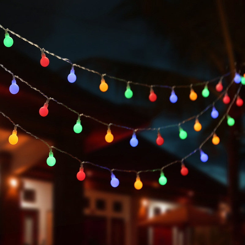 led small bulb string lights - Outdoor Chilling